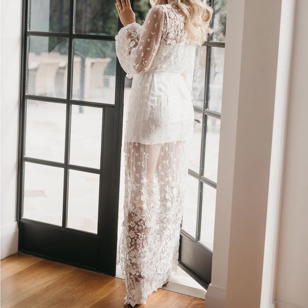 COPY - Floral Bridal Robe